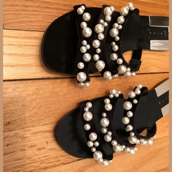 Leith Stunner Embellished Strappy Sandal Slide - Picture 4 of 8